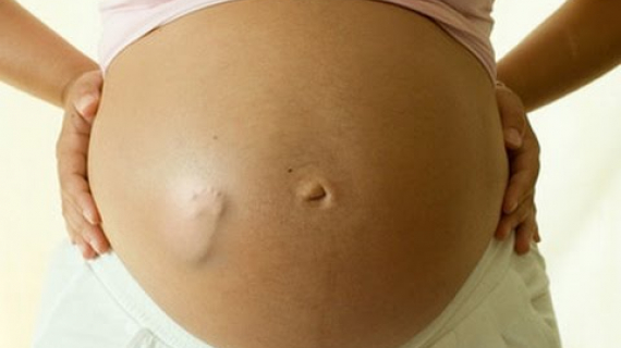 Babies Moving Inside Mom's Belly