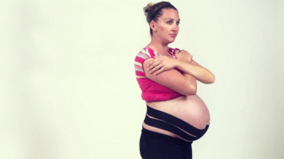 Kinesiology Tape for Pregnancy (Transverse Abdominals)