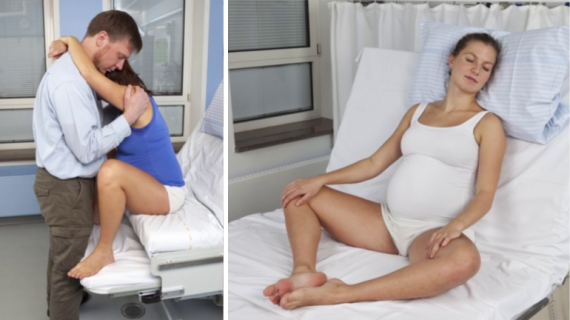 Labor Positions: Semi-Sitting