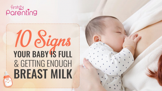 10 Signs Your Baby Is Full