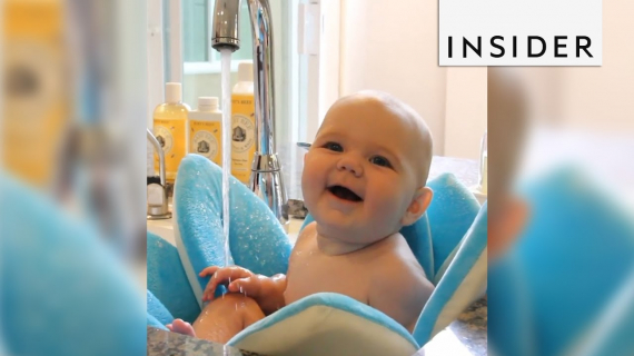 Blooming Baby makes bath time comfy and adorable