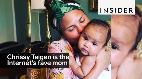 Chrissy Teigen is the internet's favorite mom