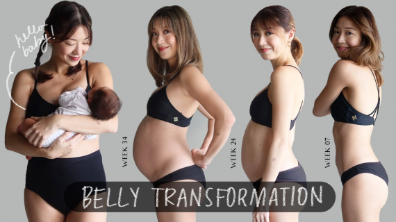 Pregnancy Transformation (Week by Week)  Pregnancy Transformation (Week by Week)