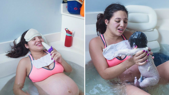 Photographer Captures Her Friend’s Beautiful Waterbirth