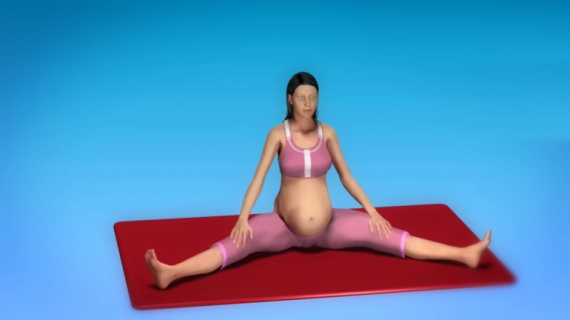 Pregnancy Stretch for Opening Hips and Pelvis