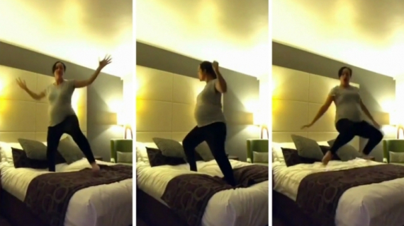 Pregnant Mom Has Dance of Freedom