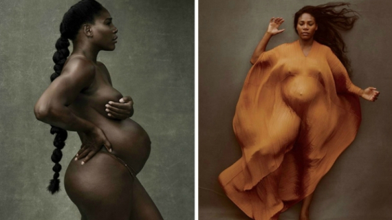 Pregnant Serena Williams Poses for Vanity Fair Cover
