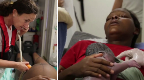 Pregnant Woman Gives Birth on Board Migrant Boat in the Mediterranean