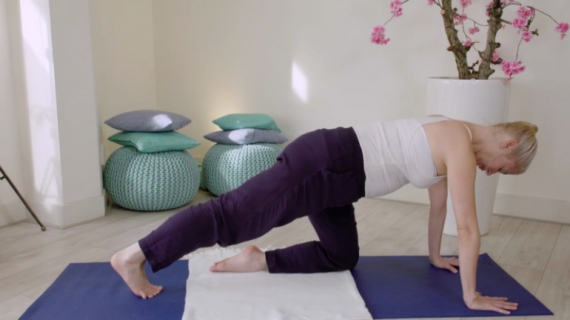 Prenatal Pilates: Calf Stretching on all Four
