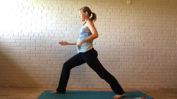Prenatal Vinyasa Yoga for Shoulders and Heart Opening