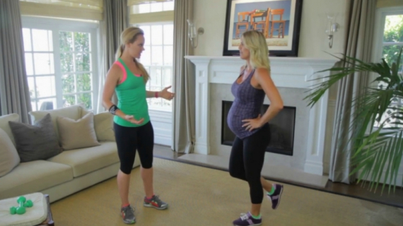 Single Leg Squats while Pregnant