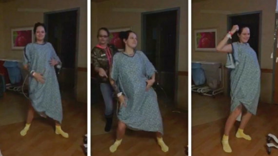 Surrogate Mom Dances to 'Baby Momma' While in Labor
