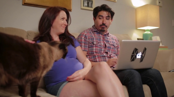 Weird Things Pregnant Couples Do With Their Cats
